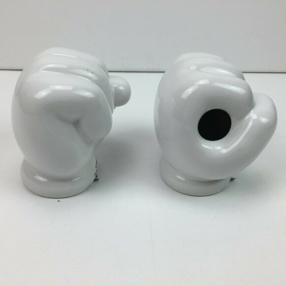 Disney Scattered Mickey Mouse Parts Ceramic Glove Towel Holder HTF Bath Decor - Picture 8 of 9